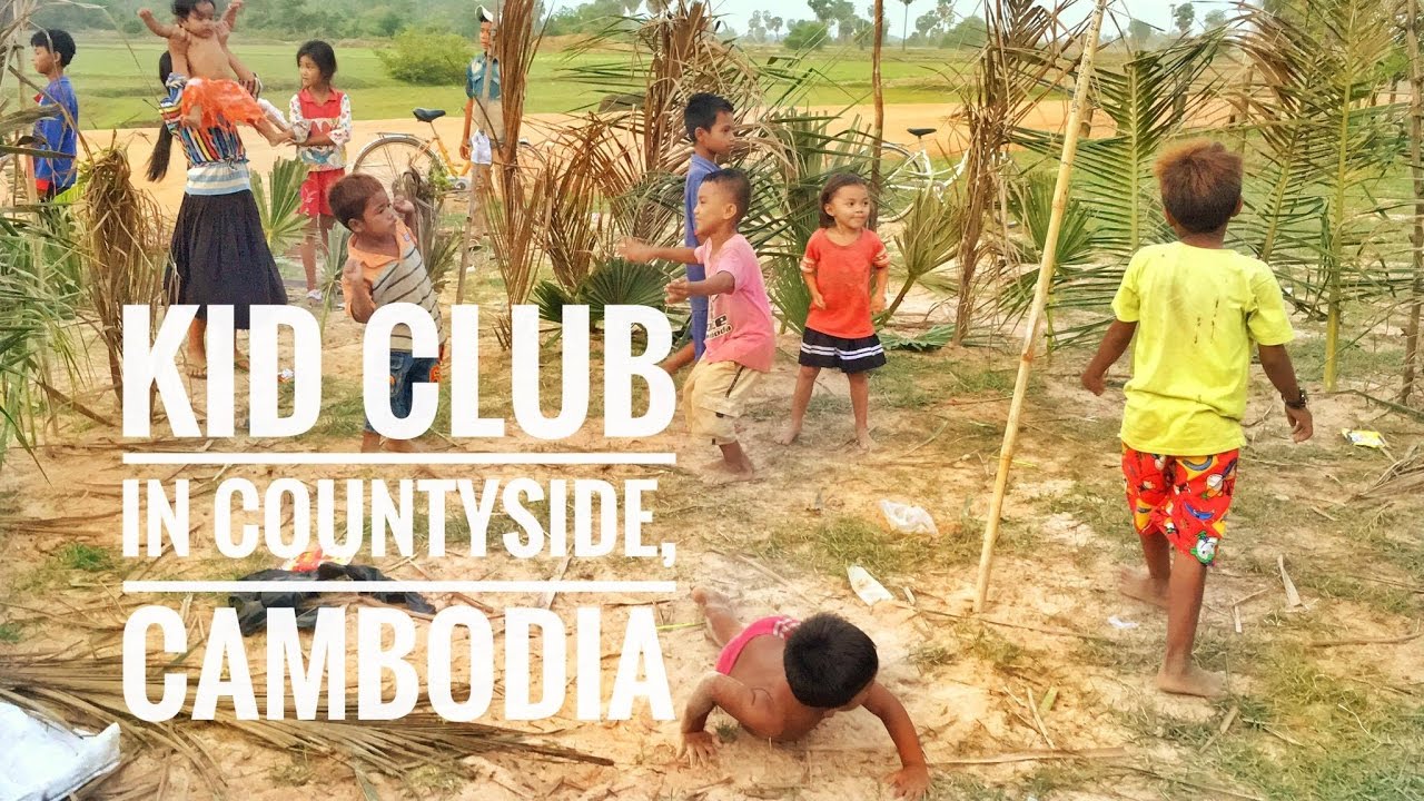 What to do in Cambodia - Kid Club in Countryside - Children Enjoy their dancing