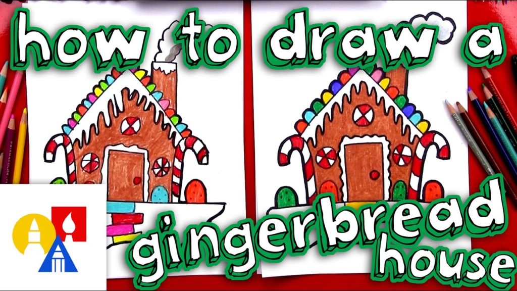 How To Draw A Gingerbread House Kids Club Directory