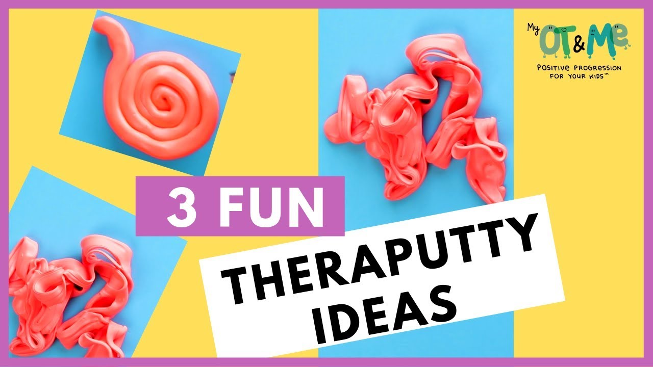 3 Theraputty Activities For Kids | Fine Motor Skills |