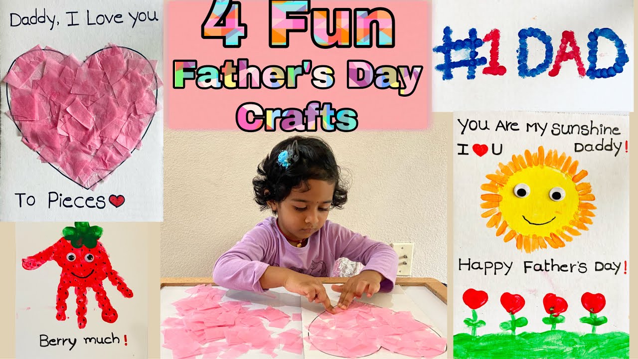 4 Fun Father’s Day Crafts for Kids | Easy Father’s Day Activities for Toddlers and Preschool
