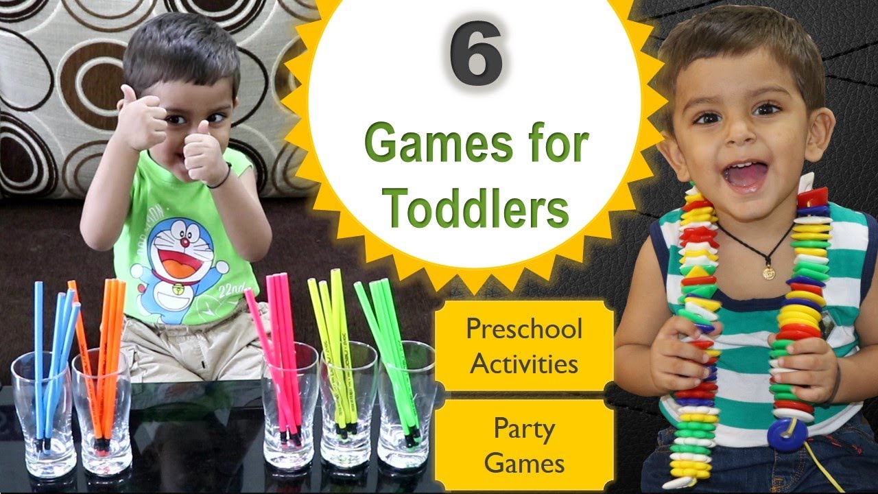 6 Indoor Games for kids | activity for kids | games for toddlers | Preschool Kids | children games