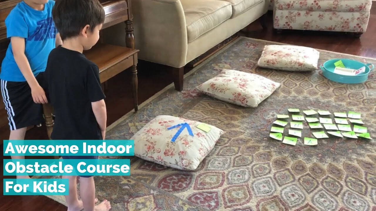 Awesome Indoor Obstacle Course For Kids | Indoor Activities for Kids During Quarantine | DIY Kids