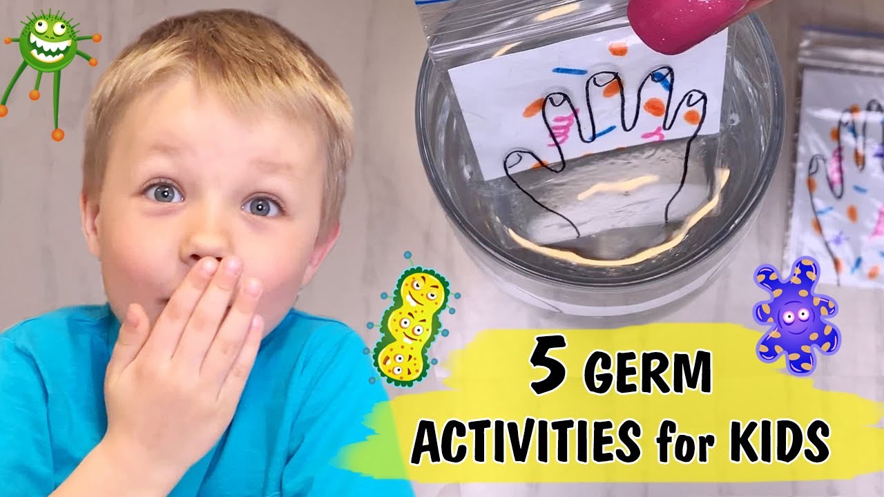 COVID-19 Germs Experiment for kids | 5 Germ Activities for children