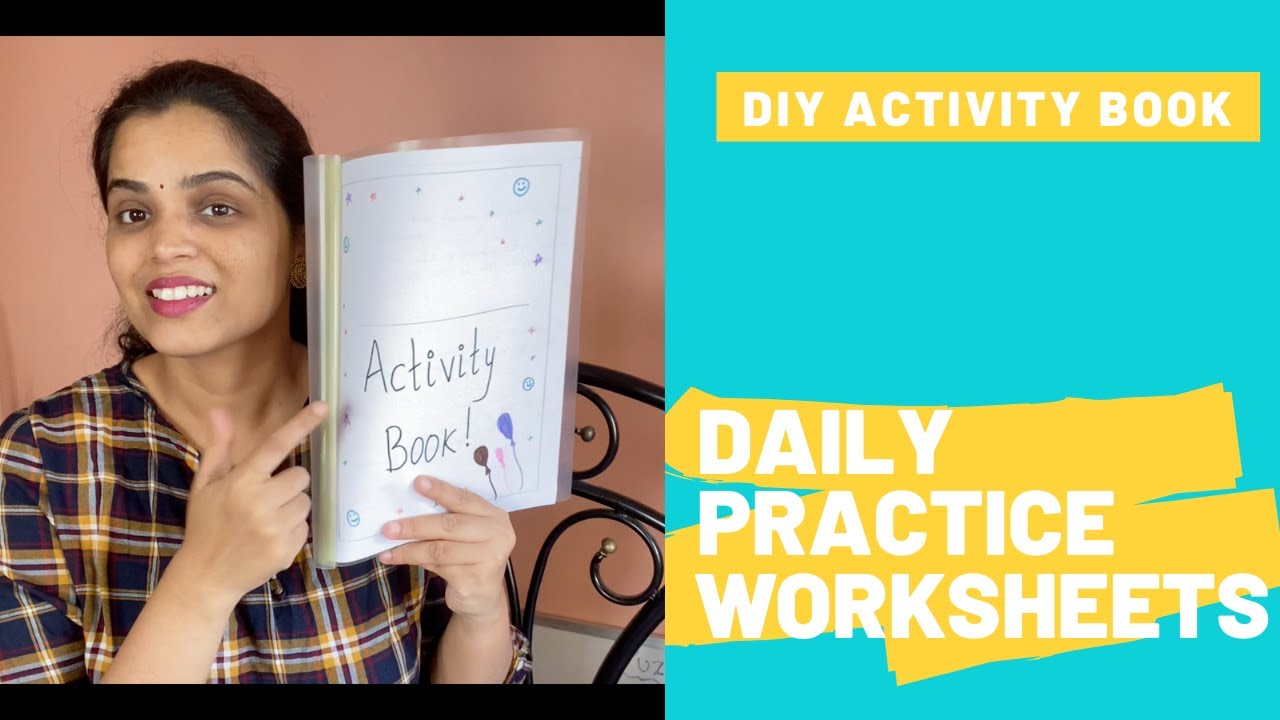 DAILY Practice Worksheets | DIY activity book for children | Engaging Activities for Kids