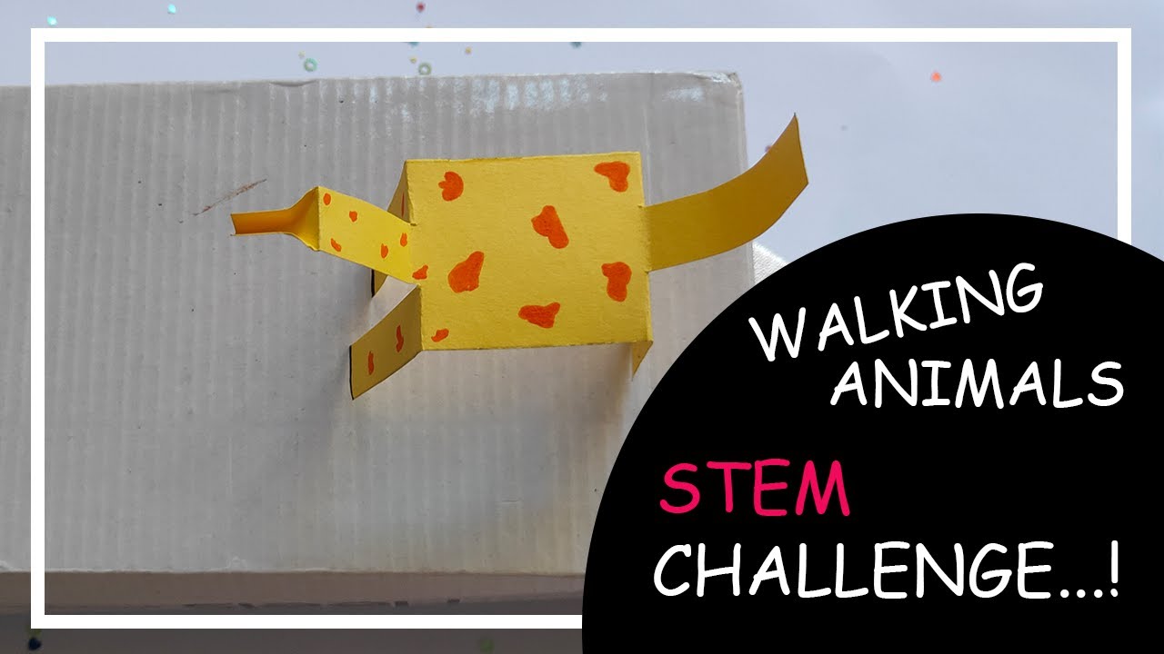 DIY- HOW TO MAKE WALKING PAPER HORSE  FOR KIDS |STEM  ACTIVITIES