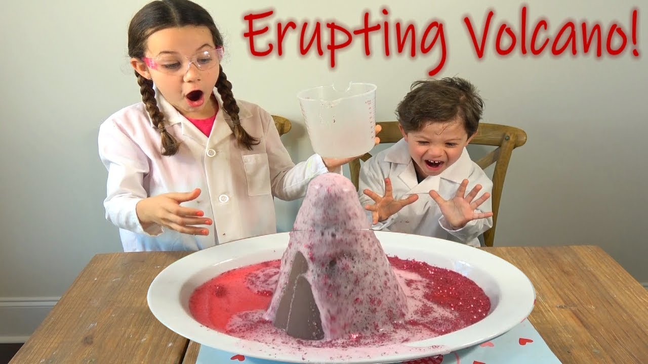 Erupting Volcano Easy Science Projects Experiments for Kids | The Science Kid