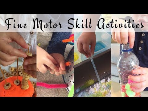 FINE MOTOR SKILLS // Easy Toddler Activity Ideas
