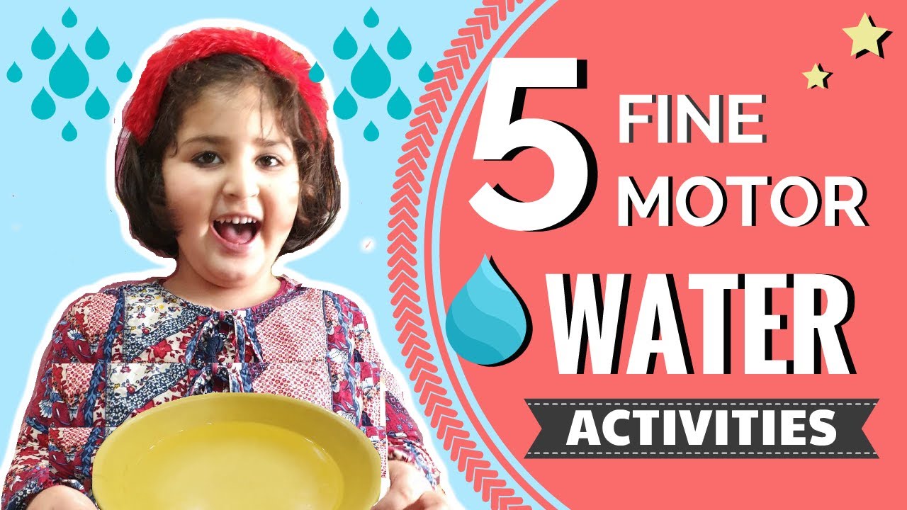Fine Motor Skills Water Activities at home | Fun water activities for kids at home