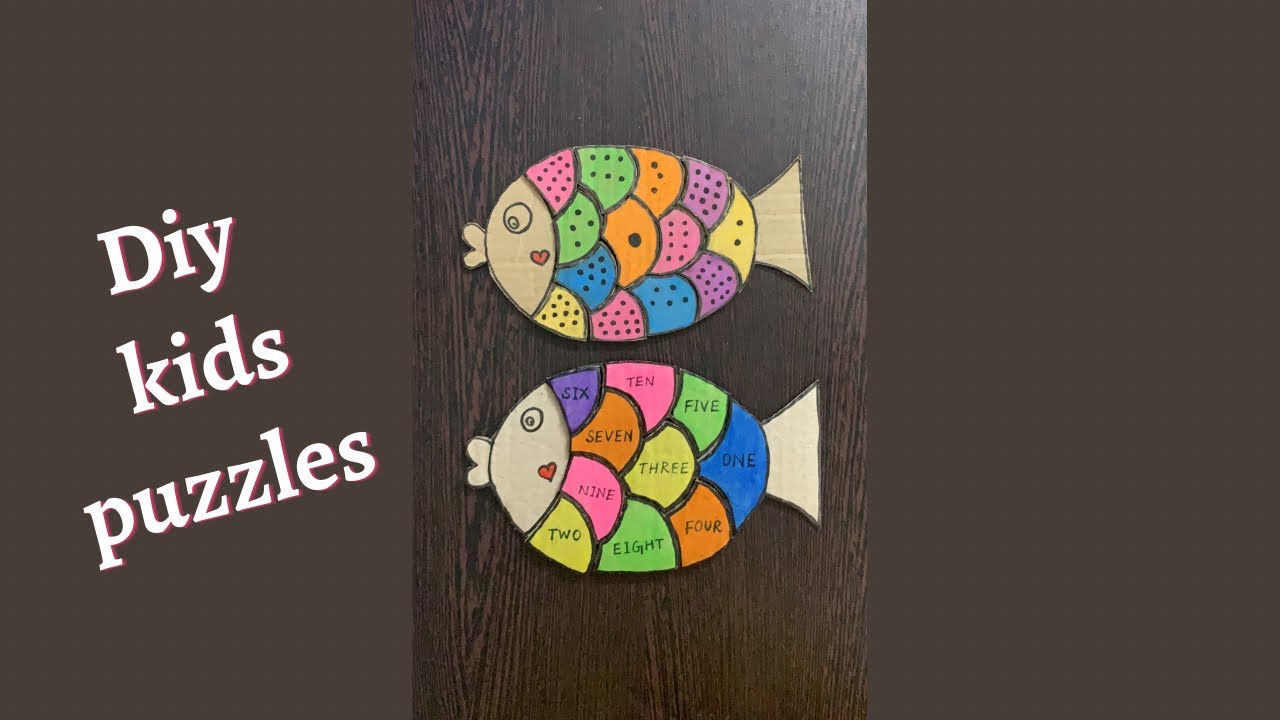 Fish number puzzle for kids | Kids activities at home | lockdown activities for kids #shorts