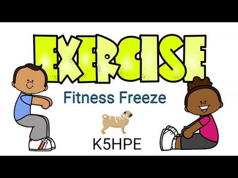 Fitness Freeze #2 Kids Exercise, Daily Physical Activity, PE, Classroom Brain Break, Movement, FUN!!