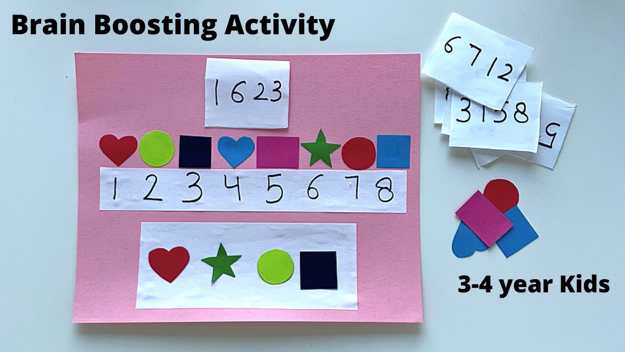 Fun Brain Boosting & Logical Thinking Activities to Improve Concentration of Kids (3-5 years)
