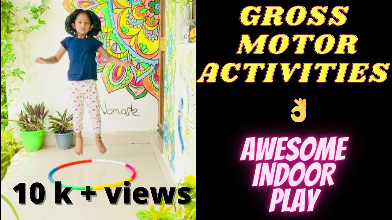 GROSS MOTOR ACTIVITIES | Indoor games | Physical activities for kids | How to engage kids at home