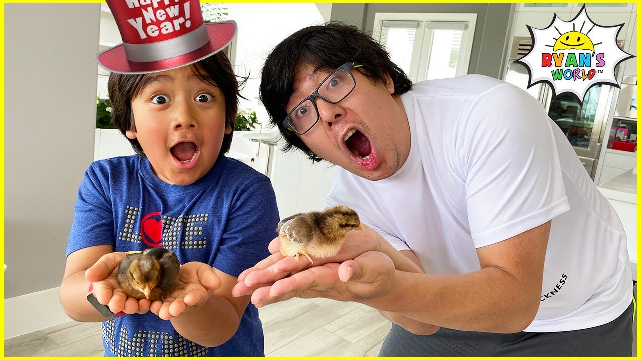 HAPPY NEW YEAR WITH Ryan's Chickens and more 1 hr kids activities!!