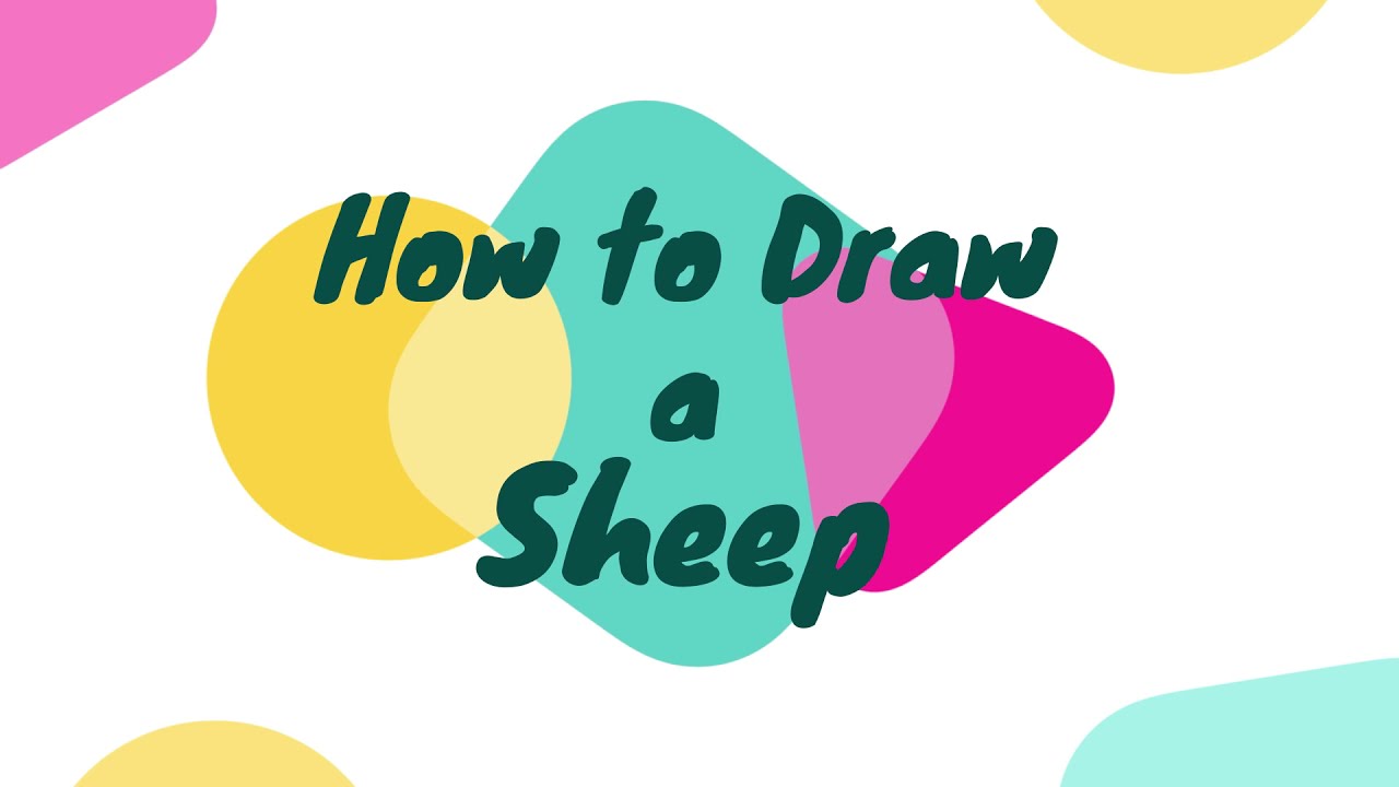How to Draw a Sheep #5 | Kids Creative Activity | Learning Video