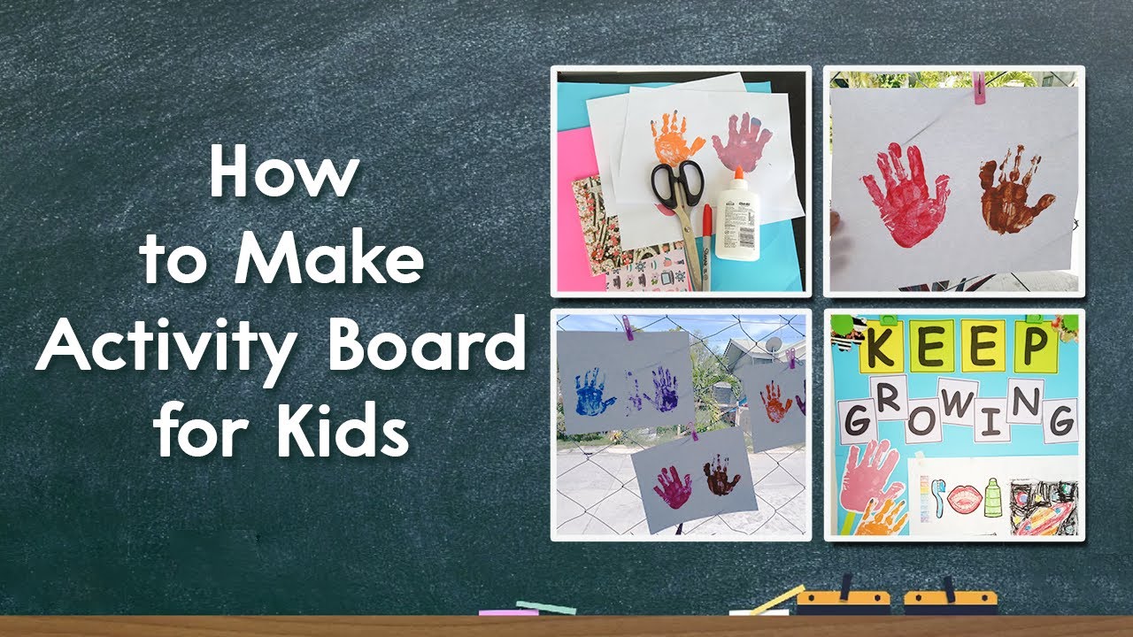 How to make activity board for kids | DIY Bulletin Boards