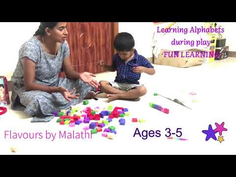 How to teach alphabets for 3-5 years kid | Fun learning activity for Alphabets,Shapes,Colors,Numbers