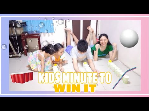 KIDS MINUTE TO WIN IT! (Home Quarantine Activities) |Siopao Siblings