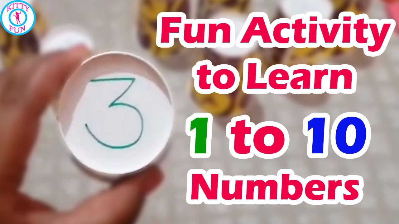 Kids Activity to Indroduce numbers 1 to 10 | Activity to Recognize Numbers | Kittyfun Fun learning