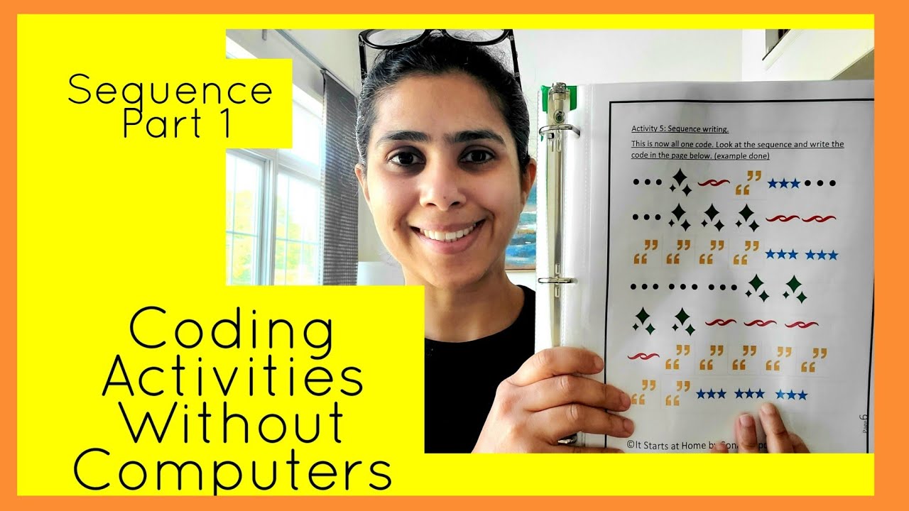 Kids Coding Activities Without Computer| Sequencing - Activity 1of 5| Pre Coding Activities| 3-6yrs