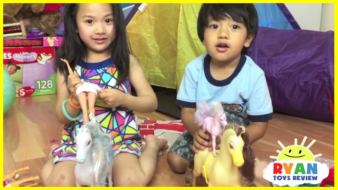 Kids Playtime Pretend Play Children Activities Frozen Elsa Surprise Toys Balloons Pop