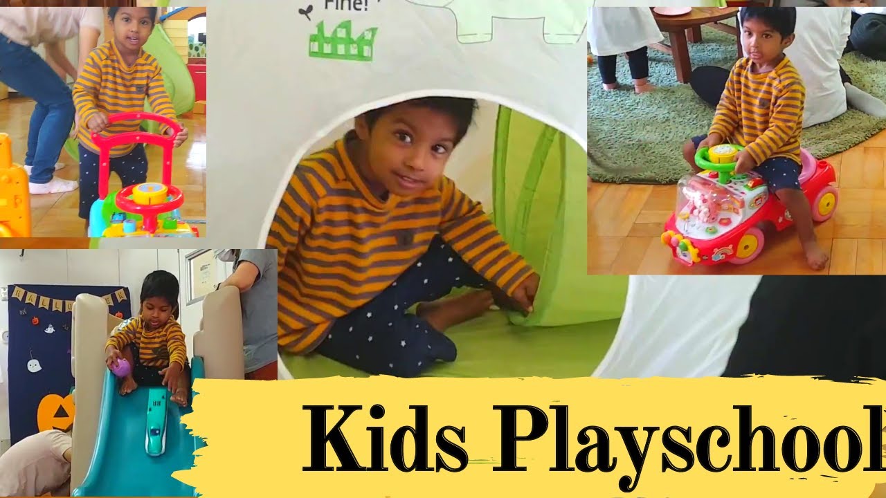 Kids enjoy Playschool|Krishiv Playschool Japan|Kids play at school|toddlers activities|car for kids|