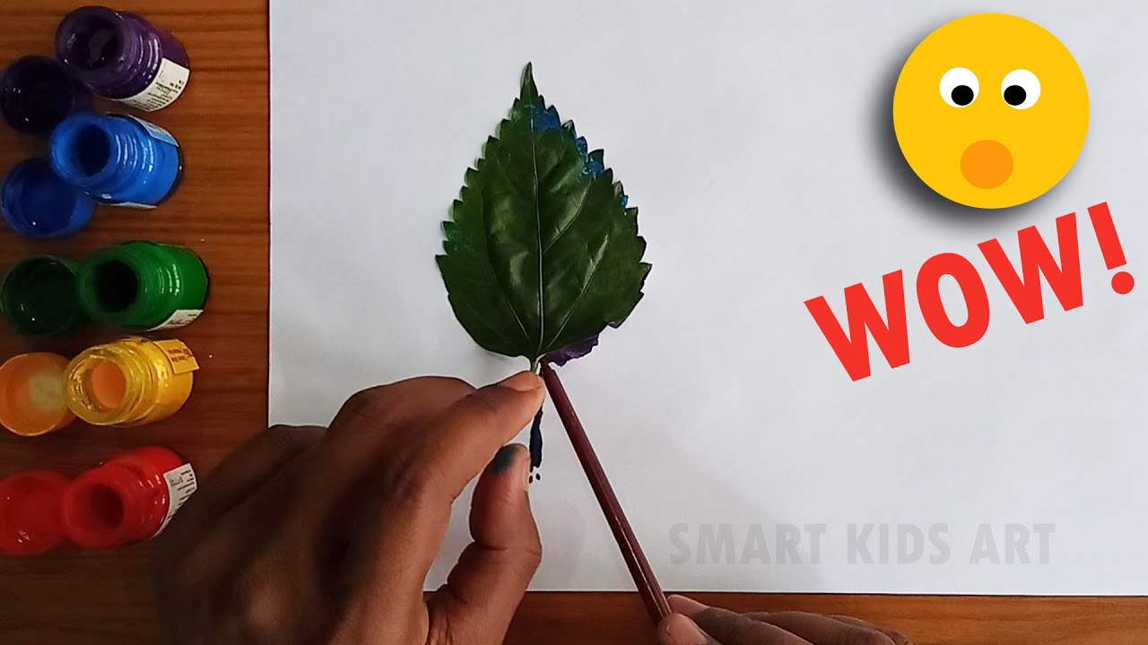 Leaf Printing For Kids | Leaf Printing Activity | Leaf Printing Ideas | How To Do Leaf Printing
