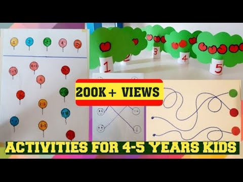 Learning Activities for 4-5 Year Old KIDS/Fun MATHS/EASY NICEY 35