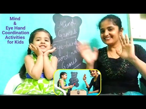 MIND and EYE-HAND COORDINATION ACTIVITIES for Kids | Lets Play with Sargam | Zero Cost Activities