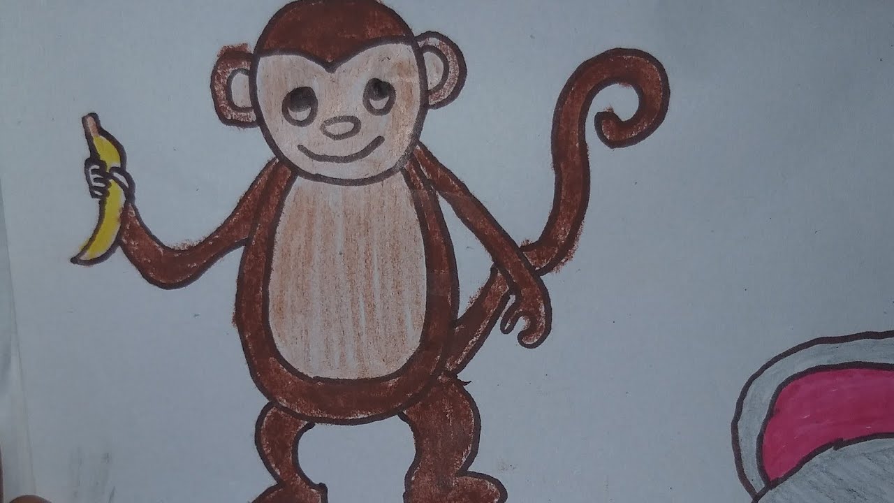 Monkey|Monkey Drawing for kids |kids Activity |Vacation Activities