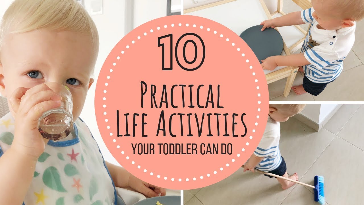 Montessori Practical Life Activities | Toddler 12-18 months