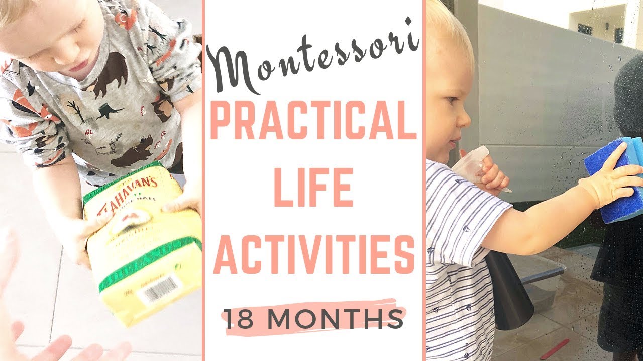 Montessori Practical Life Activities | Toddler 18 months