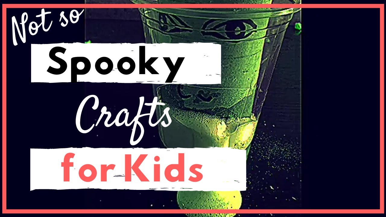 Not So Spooky Crafts for Kids | Halloween Activities for Toddlers #diy, #spookycraftsforkids