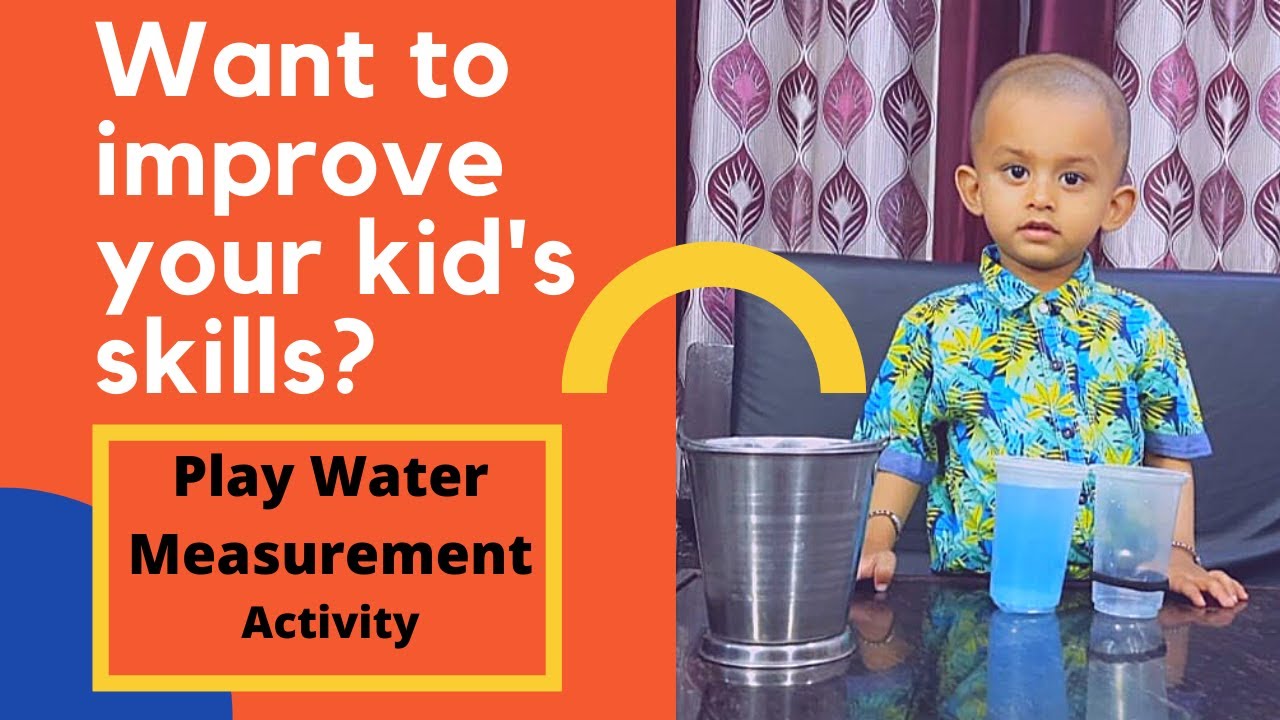 Pour Water Activity for toddlers | Indoor activity | Skills improving activities for kids