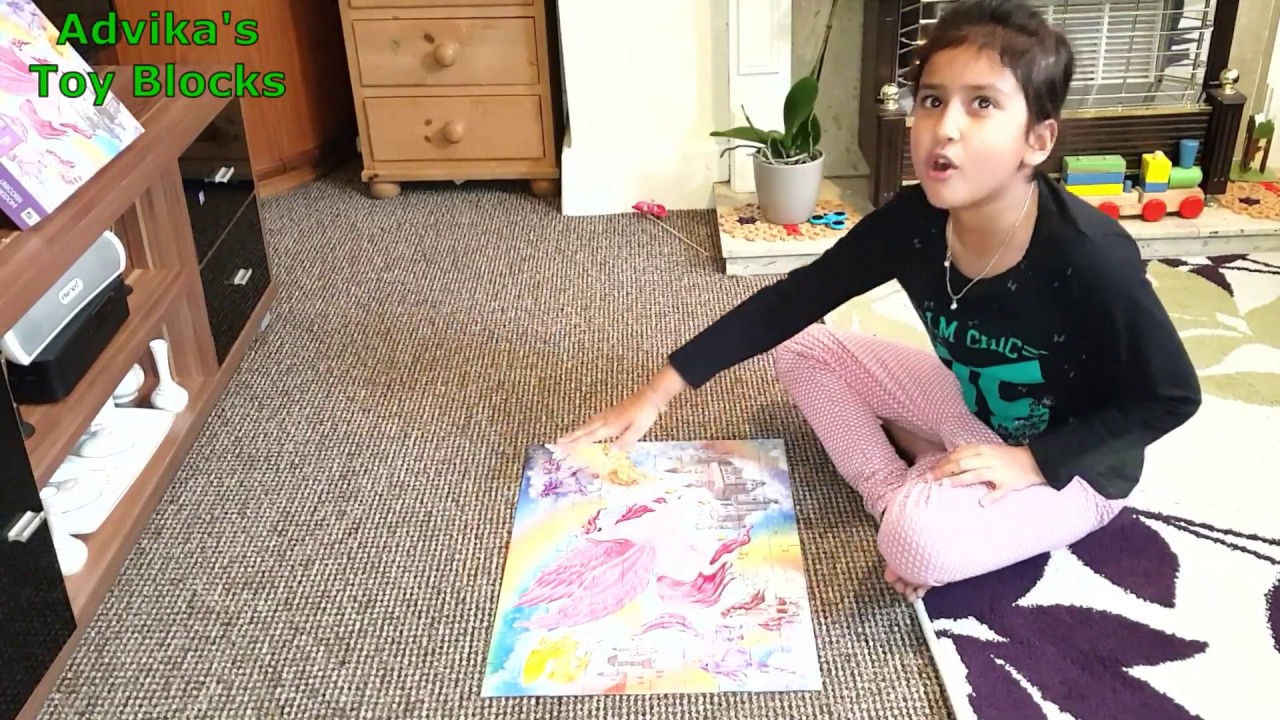 Puzzel Making | Kid's Activity for Active Brain | Unicorn Puzzel