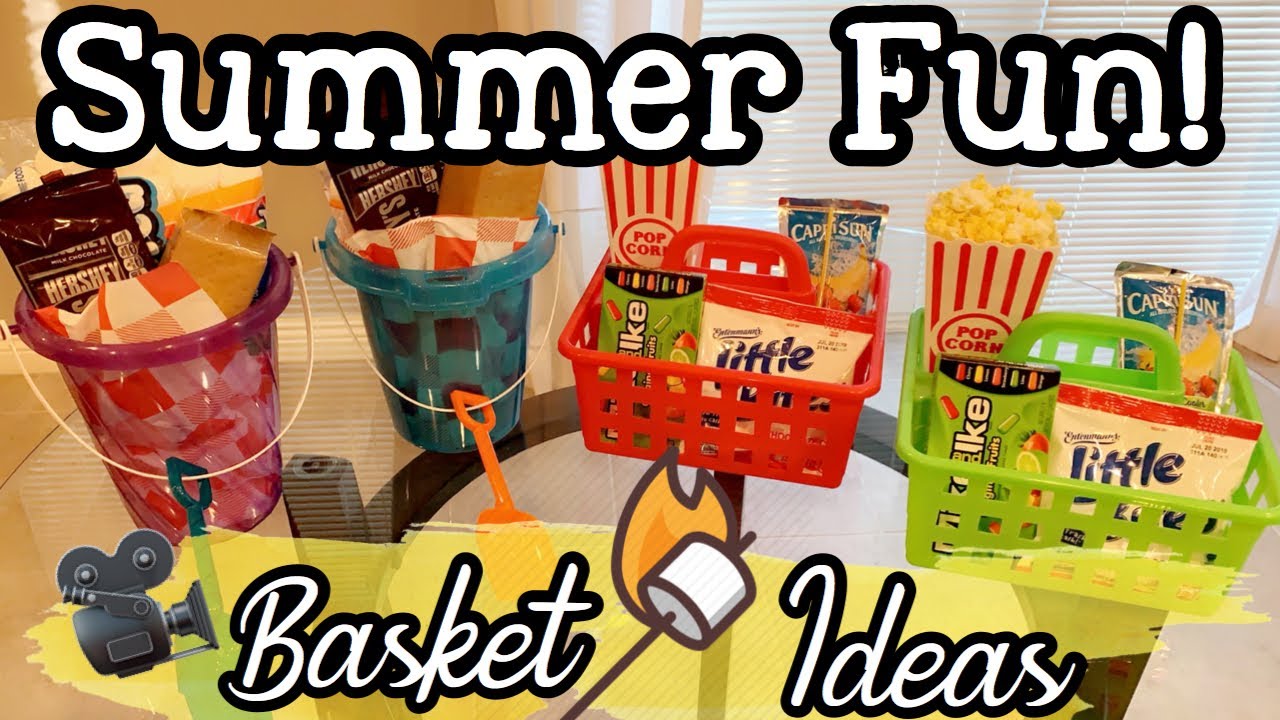 SUMMER FUN BUCKET | KID FRIENDLY ACTIVITY IDEAS | DIY GIFT BASKET IDEA