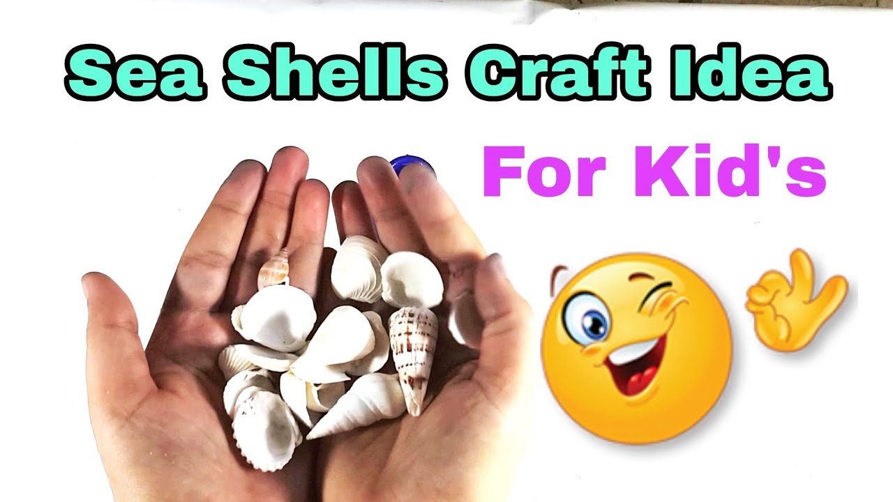 Sea Shell Crafts idea for Kid's | Shell Crafts | #DIY | Art n Creations
