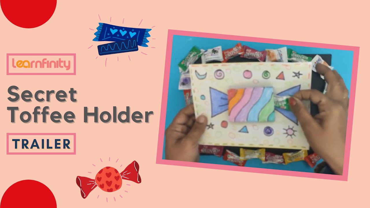 Secret Candy Holder | Easy craft activities for kids | Learnfinity | #shorts