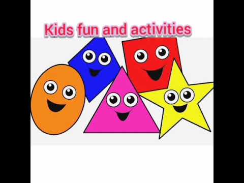 Shapes Activities For Kids/Shapes Worksheets For Kids/Fun Activities On ShapesBy Kids fun&activities