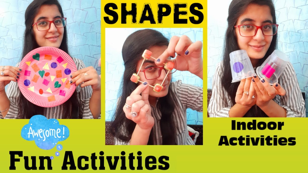 Shapes Activities for Kids | Activities for teaching basic shapes | Fun Activities on Shapes