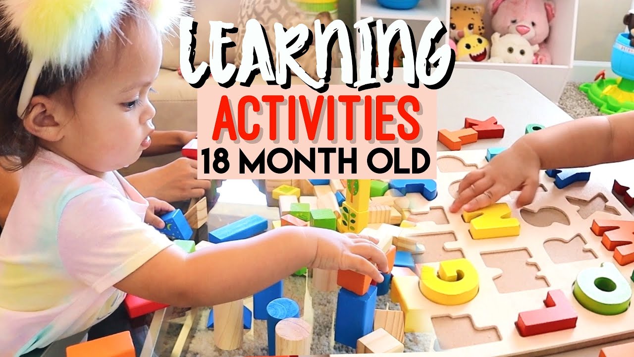 Toddler Learning Activities for 18-24 Month Old // 18 months baby activities