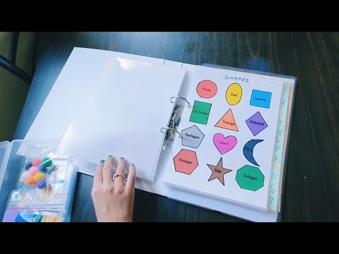 Toddler activity book | Kids activity at home  | DIY Activity book | Kids Busy Book | Preschool