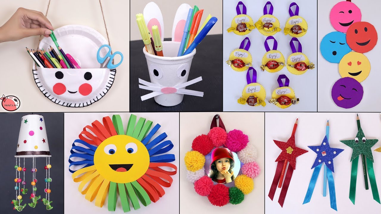 11 Easy Usefull ... DIY Craft Ideas for kids || Best Out of Waste Ideas