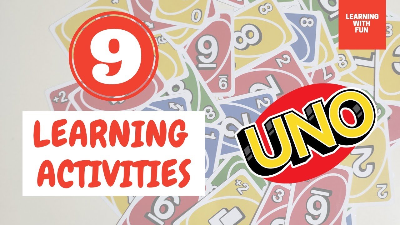2-4 yr Toddler learning activities at home | Learn Numbers & Colors with simple activities with UNO