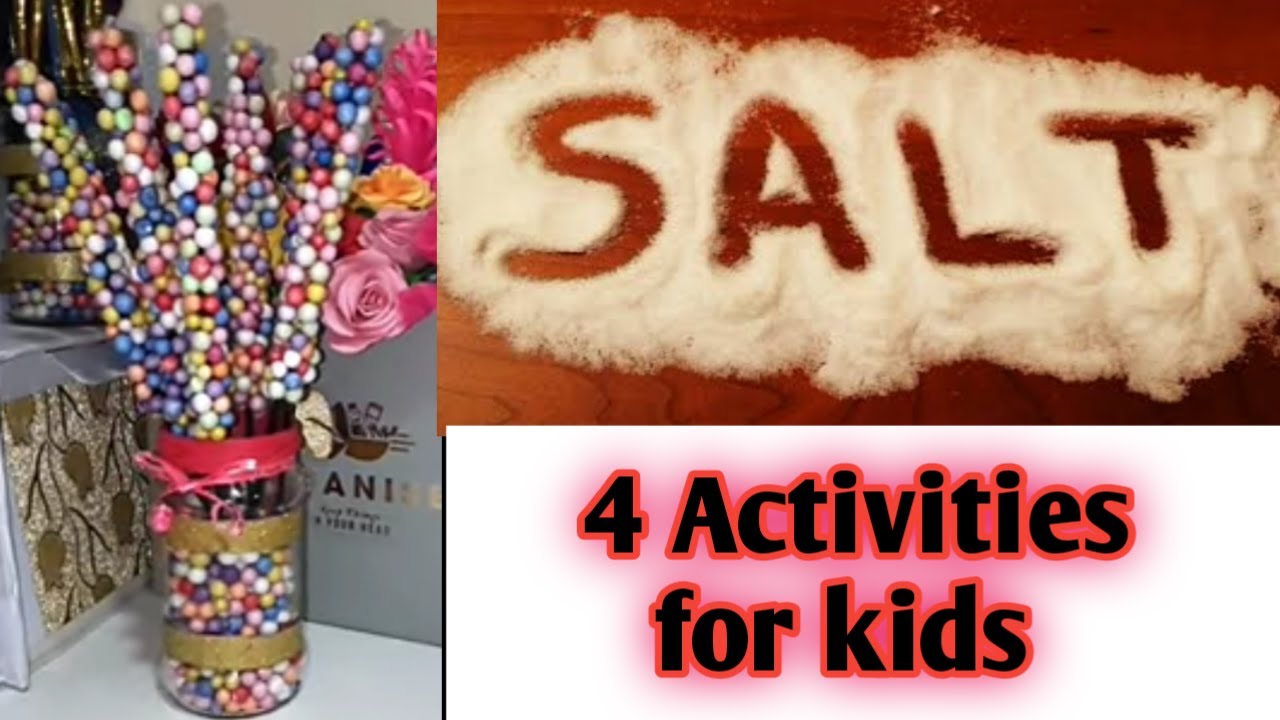 Activities for kids || lockdown activity || craft for kids|| Salt craft|| Ammapattinam CC
