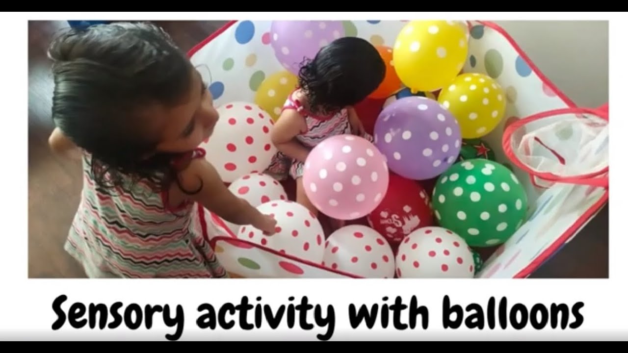 Balloons Sensory Play Activity for Kids | Tactile Activity for Kids |Entertaining Sensory Activities