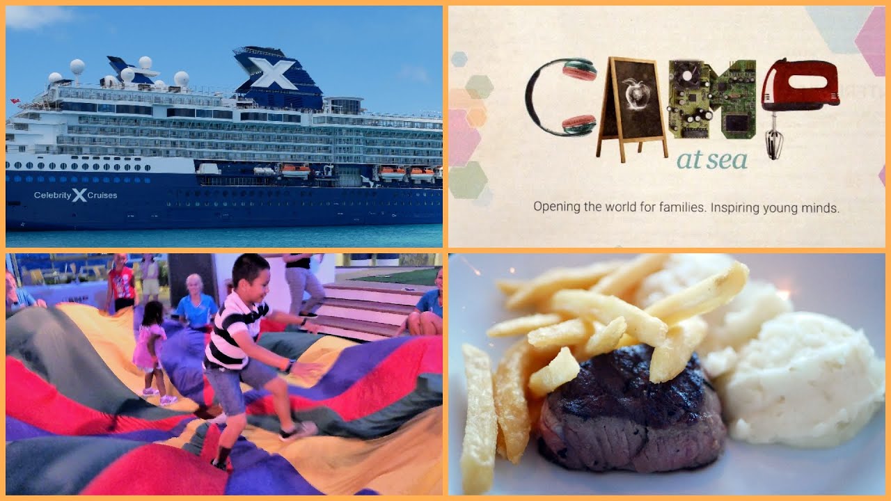 Celebrity Cruises Camp at Sea, Kid's Club Activities & Food (4K)