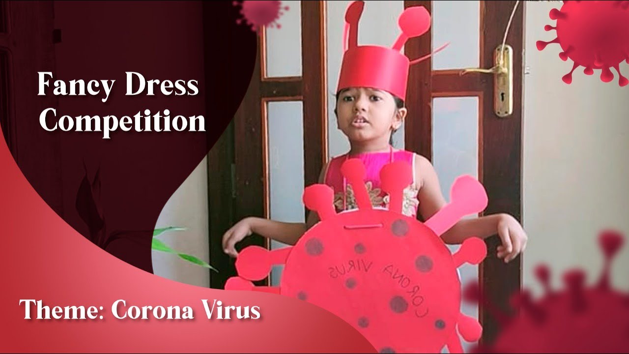 Corona Virus Fancy Dress Competition | Costume Ideas for Kids | How To Make Corona Virus Costume DIY