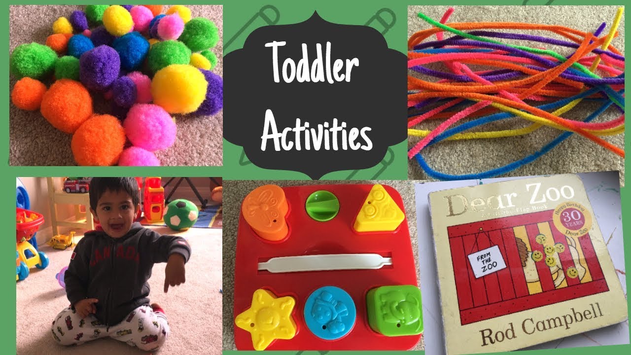 DIY Activities - 1-2 years old II Fun activities II Toddler Activities II HappyHomeHappyLife