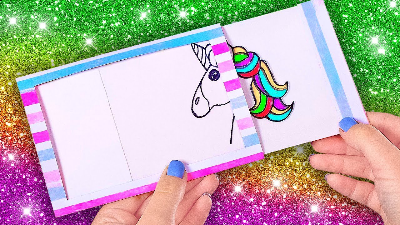 DIY Unicorn Art || Rainbow Art Ideas And Hacks For Kids