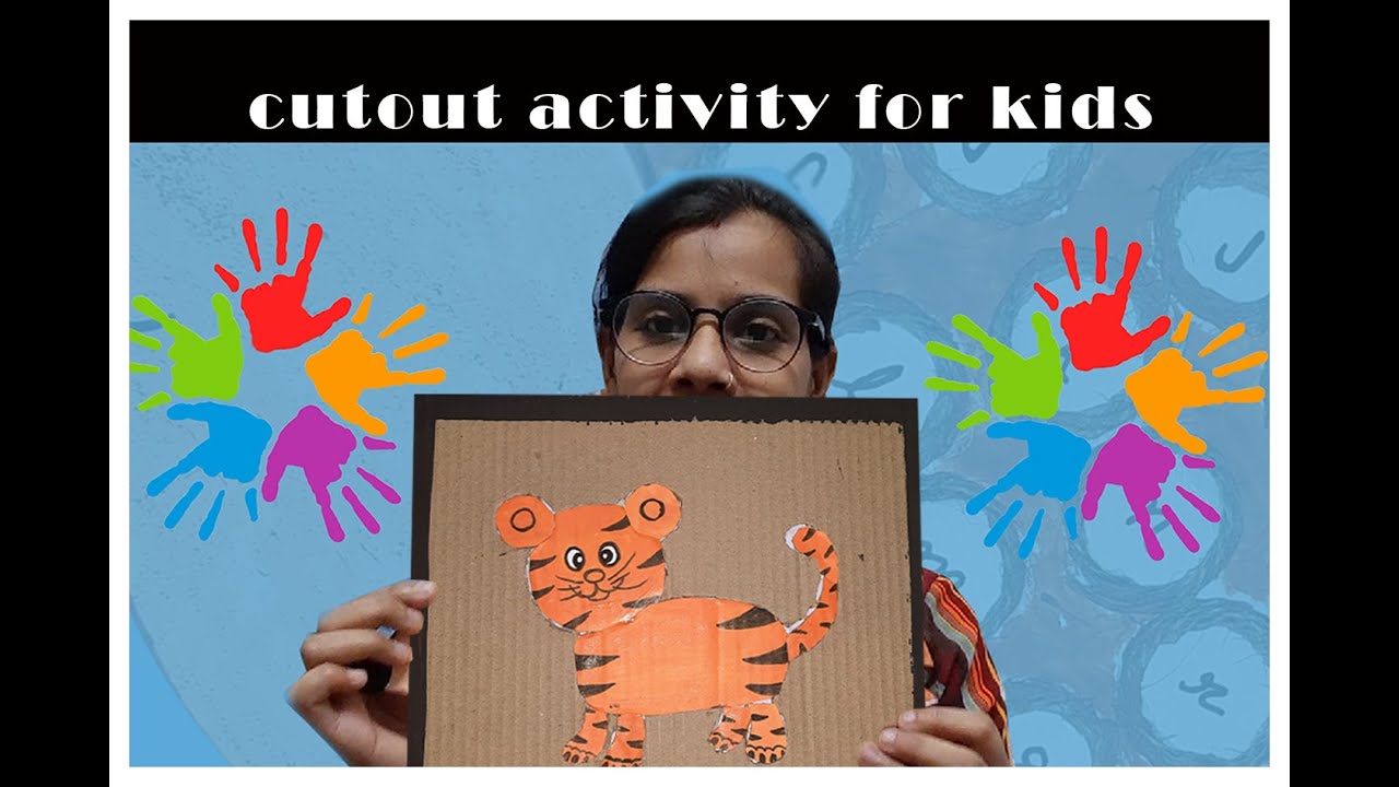DIY cutout activity for kids
